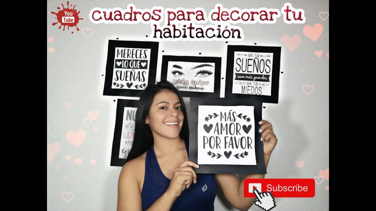 CUADROS PARA DECORAR TU HABITACIÓN / Leidy Quipo