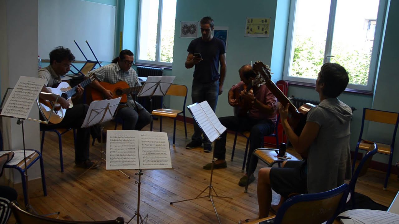 Tarbes en Tango 2015 : cours de Guitare