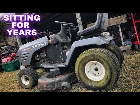 RIDING MOWER ABANDONED FOR YEARS | Let's Fix It Up