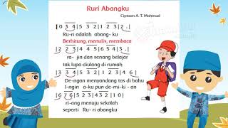 Download lagu Lagu Ruri Abangku Cipt. AT Mahmud - Tematik Kelas 1 Tema 2 Kegemaranku mp3