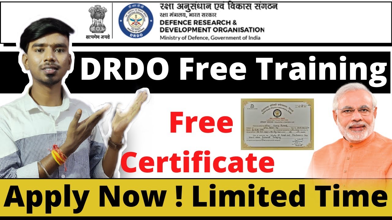 DRDO Training | DRDO Certificate | DRDO Apprentice 2022 How to Apply
