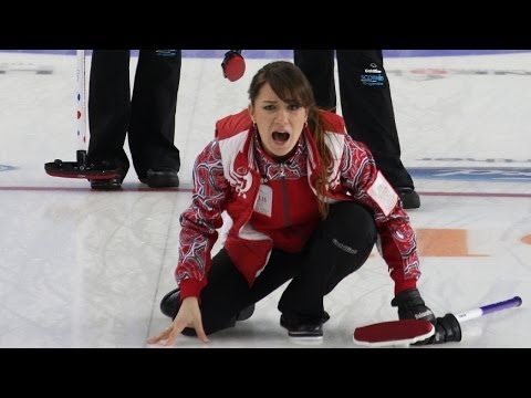 CURLING: CHN-RUS / SWE-SUI World Women's Chp 2014 - Draw 14