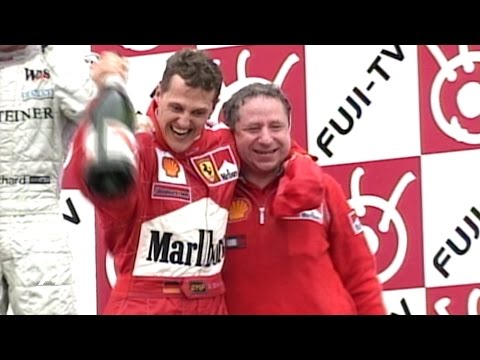 Michael Schumacher Wins First Title With Ferrari | 2000 Japanese Grand Prix