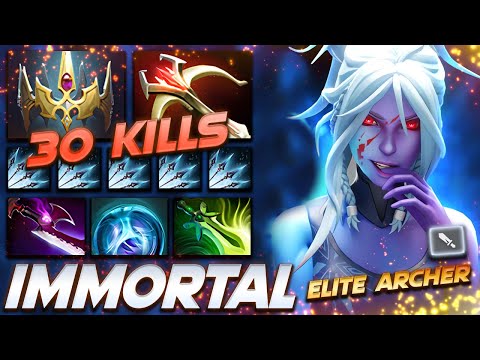Drow Ranger Elite Carry 30 Frags - Dota 2 Pro Gameplay [Watch & Learn]