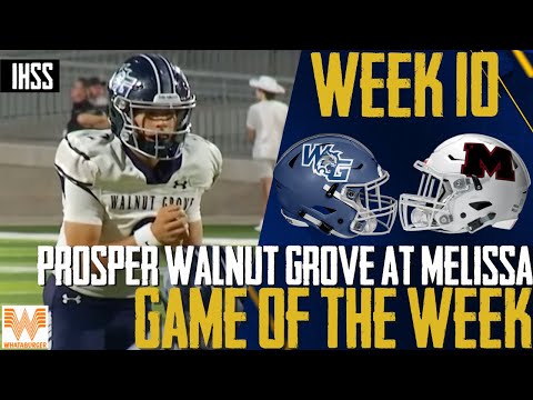 Epic Showdown: Walnut Grove vs Melissa High - Game Highlights | District Championship on the Line