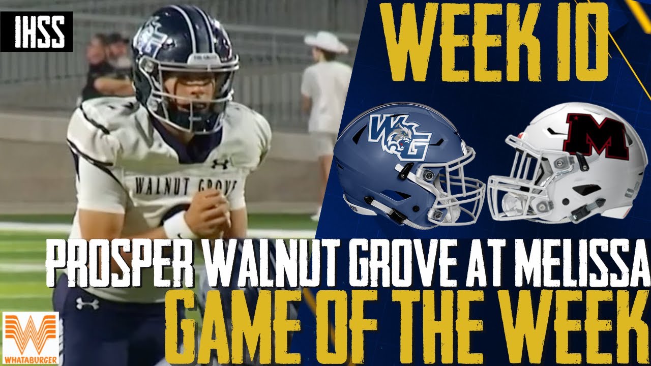 Epic Showdown: Walnut Grove vs Melissa High - Game Highlights | District Championship on the Line