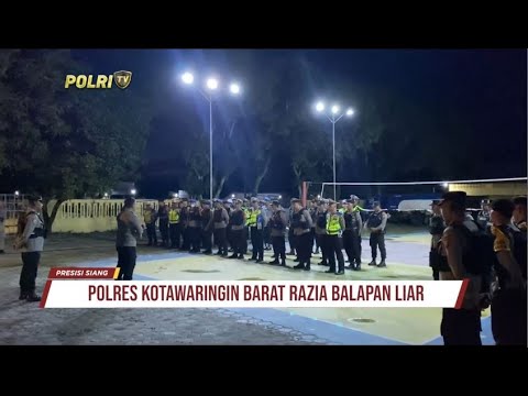 POLRES KOTAWARINGIN BARAT RAZIA BALAPAN LIAR