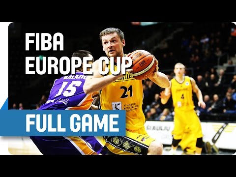 BC Siauliai (LTU) v Royal Hali Gaziantep (TUR) - Full Game - Group M - FIBA Europe Cup