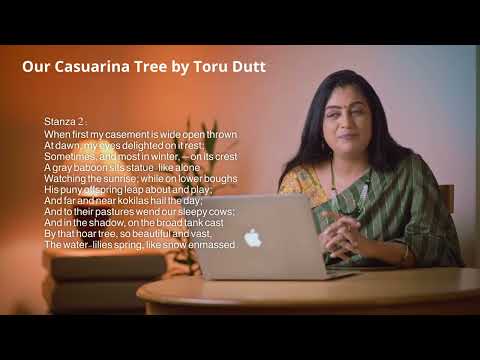 Our Casuarina Tree - Poem By Toru Dutt | explanation