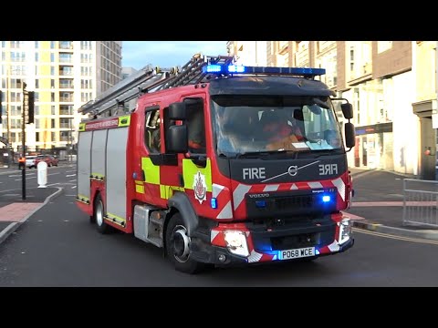 Manchester Central Pump Responding - Greater Manchester Fire And Rescue Service
