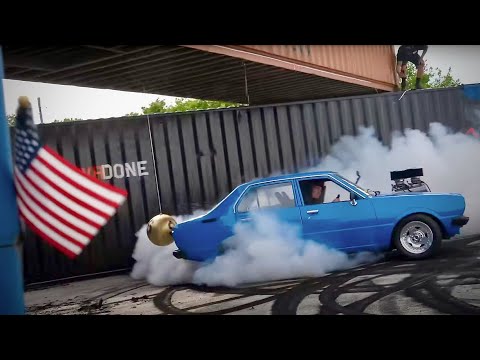 LYNCHY launches BURNOUT MASTERS by POWERCRUISE USA at WESTEN CHAMPLIN's Kansas compound!