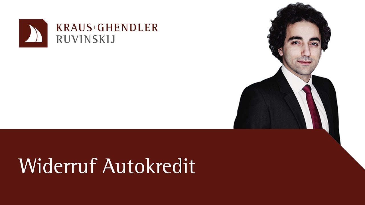 Widerruf Autokredit – Alle raten und die Anzahlung zurückerhalten