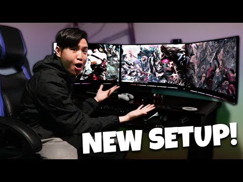 MY NEW UPGRADED GAMING SETUP 2018!!