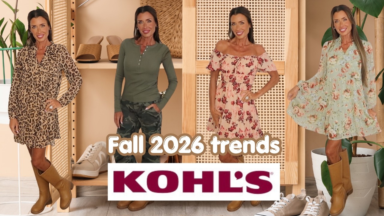 Fall 2026 forecasting the trends ft Kohls | AUTUMN FASHION TRENDS 2026 @kohls