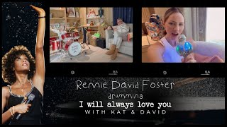 Rennie David Foster • Drumming "I will always love you" w/ dad David Foster &amp; mom Katharine McPhee