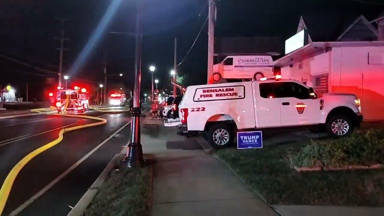 Two Alarm Fire Rips Through Andalusia Bar and Grill – Delaware Valley News