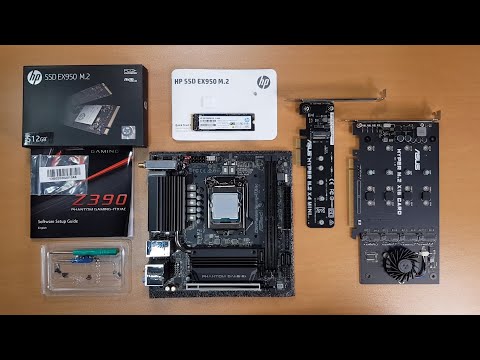 Probando el Tornillo Provisto por HP en el SSD EX950 M.2 por si perdieron el suyo