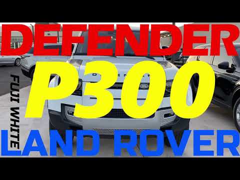 2020 Land Rover DEFENDER 110  |  Base Model P300 i4  |  Fuji White  |   Turbocharged 2.0L Inline-4