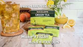 Bigelow Tea Fresh Brewed Bigelow Green Tea Iced