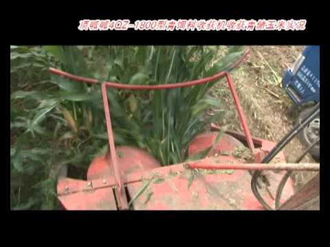 4QZ-1800 Forage harvester working video of harvesting corn 2014