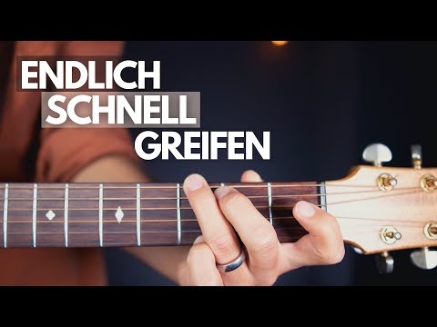 Gitarrenakkorde SCHNELL greifen - Einfache Methode