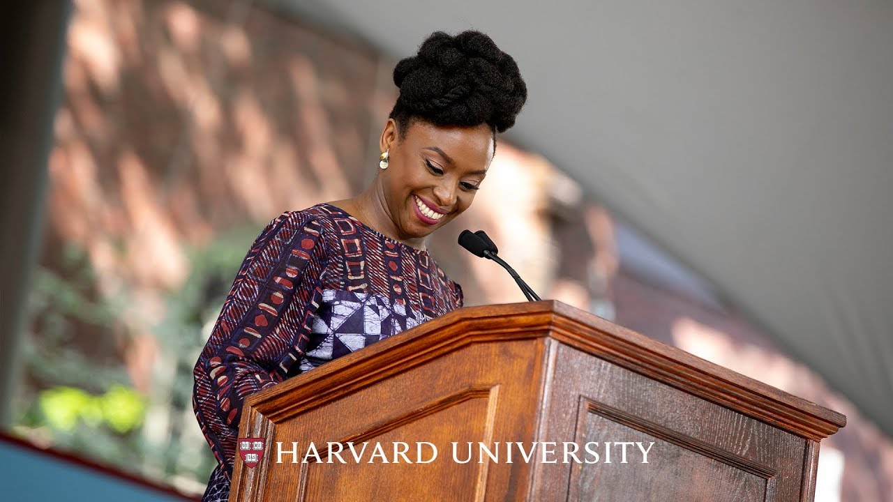 Author Chimamanda Ngozi Adichie addresses Harvard's Class of 2018