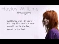 Hayley Williams - Teenagers HD [Karaoke ...