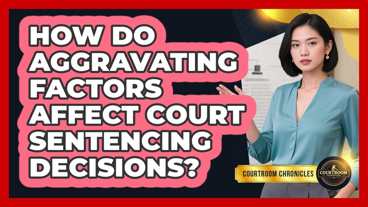 How Do Aggravating Factors Affect Court Sentencing Decisions? - Courtroom Chronicles