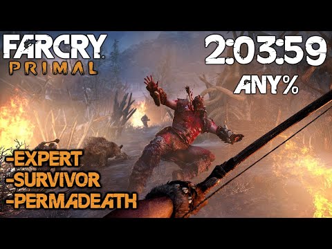 Far Cry Primal Expert Survivor PERMADEATH Any% 2:03:59