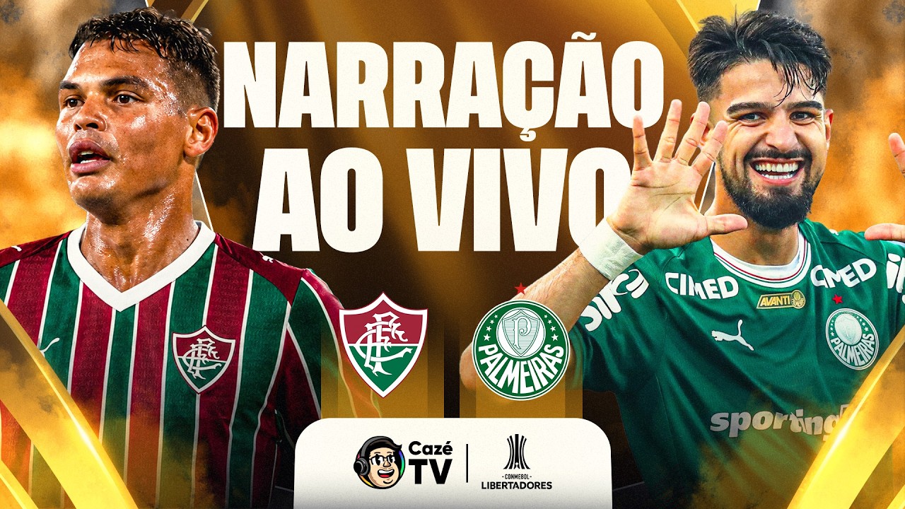 AO VIVO: FLUMINENSE X PALMEIRAS | LIBERTADORES | NARRAÇÃO | NOCHE DE COPA