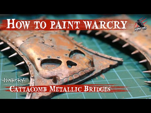 HOW TO PAINT WARCRY TERRAIN BRIDGES - Warcry Catacombs - Paint Warhammer Terrain & Metal