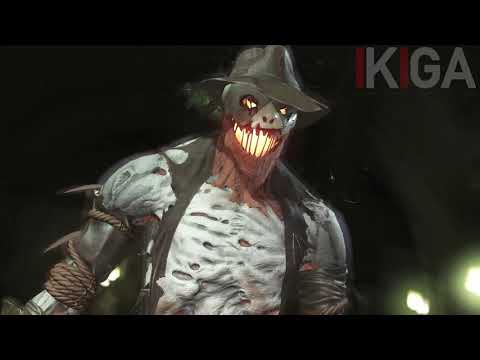 SCARECROW VS HELLBOY SON OF DEMON AZZAEL ALL DIALOGUES QUOTE INJUSTICE 2 2020