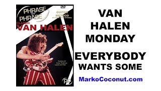Van Halen - Everybody Wants Some FULL Guitar Lesson (Video w/TAB) Upload #366