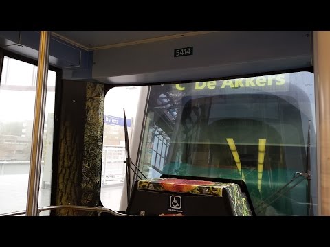 RET Metro Type S (5414) rit tussen De Terp en Capelsebrug + vertrek Combi Type B+B+S ri. De Akkers