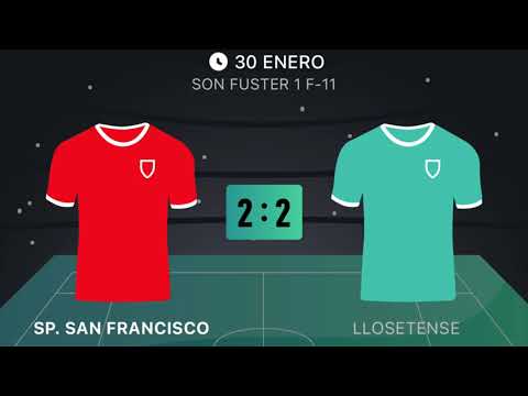 30/01/22 Sp. San Francisco 2 - 2 Llosetense (Infantil 1ª)