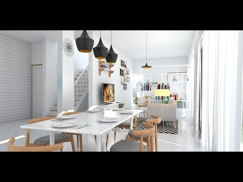 Tutorial Vray Sketchup 6 Interior Living Room And Dinning