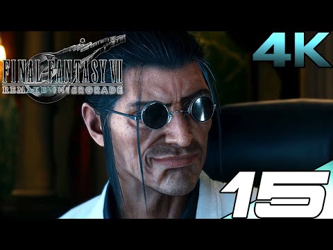 FINAL FANTASY VII REMAKE Gameplay Walkthrough Part 15 - Hojo's Lab & Red XIII (4K 60FPS)