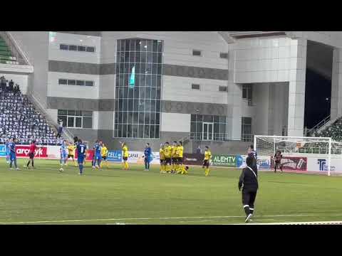 Amazing free kick goal on 97+ minute by Selim Nurmuradov in Merw 1-2 Altyn Asyr in AFC Cup
