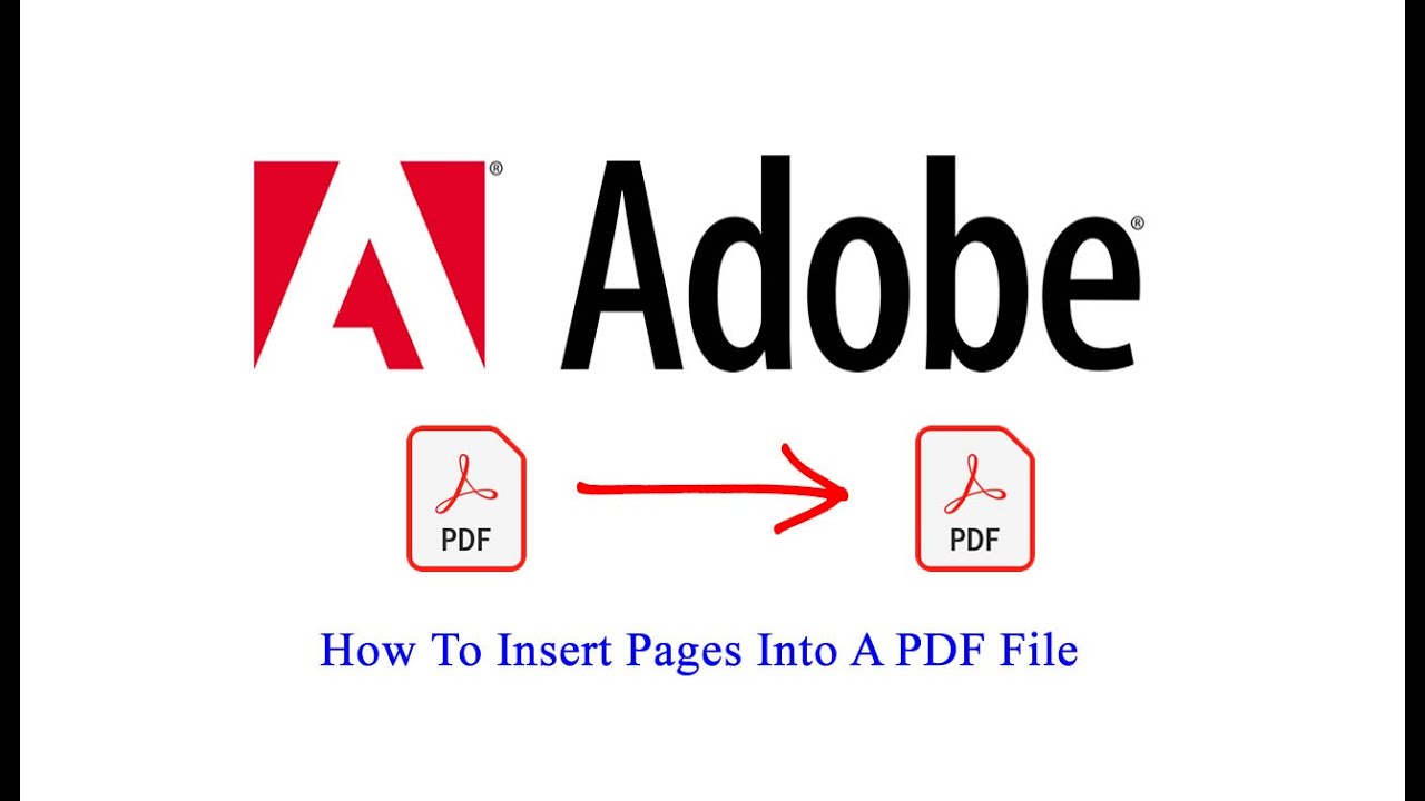 How To Insert Pages Into A PDF File