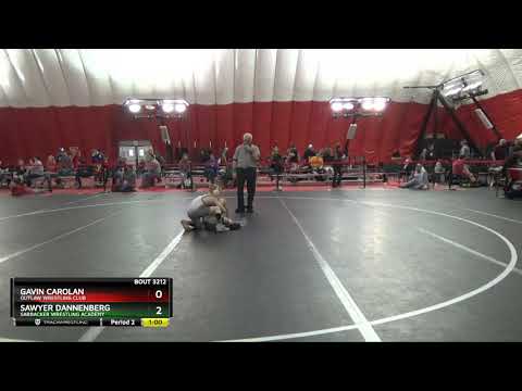 10U 77 Gavin Carolan Outlaw Wrestling Club Vs Sawyer Dannenberg Sarbacker Wrestling Academy