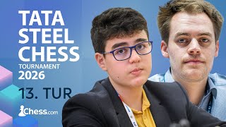 Yağız Kaan Erdoğmuş VS Matthias Blübaum | TATA Steel 2026 13. TUR