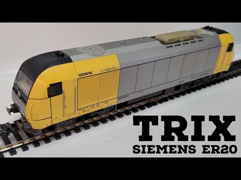 Trix 22087 - Siemens ER20 in Dispolock livery No. ER20-002 unboxing and overview