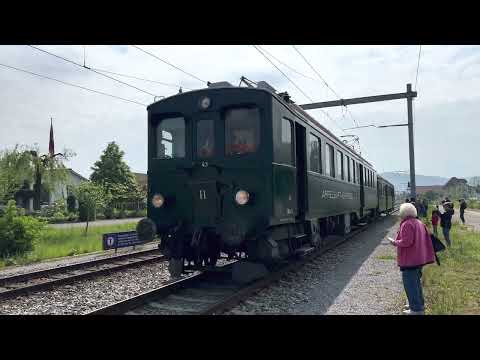 Eurovapor - Triebwagen «Apfelsaft-Express» BDe 3/4 43 in Bad Zurzach