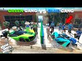 Franklin Blue Gang VS Shinchan Green Gang Buried Car Challenge In GTA 5