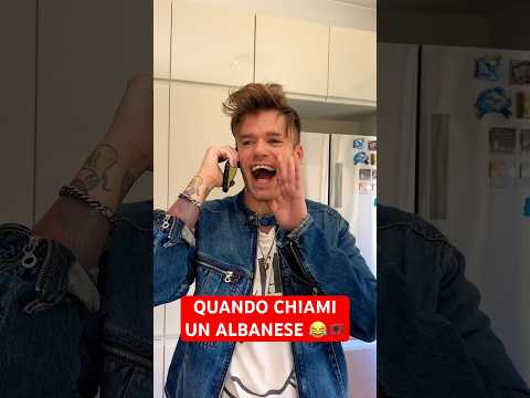 QUANDO CHIAMI UN ALBANESE 🇦🇱😂 - Video Divertenti - iPantellas & Emanuel Asllani