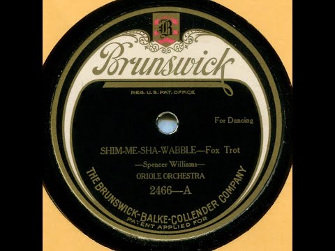 Shim-Me-Sha-Wabble--Oriole Orchestra, 1923