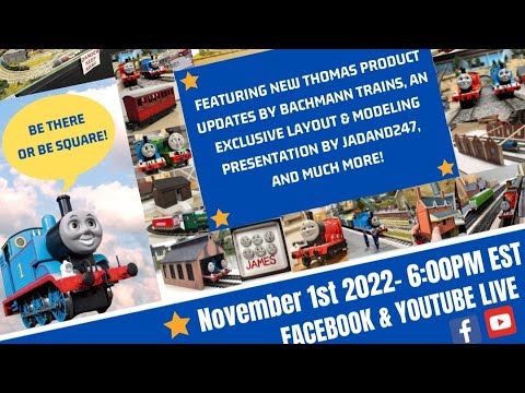 Thomas Tuesday November 1st 6PM EDT On TW FB & YT LIVE!