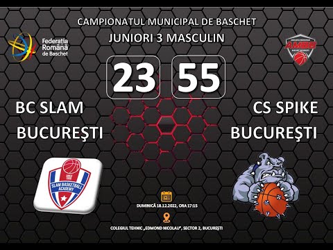 CS Slam Bucuresti - CS Spike Bucuresti. Scor: 23 - 55 (18 dec 2022, Campionatul Municipal J3) HD