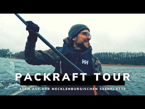 Packraft Tour - 40km auf der Mecklenburgischen Seenplatte - Anfibio Rebel 2K