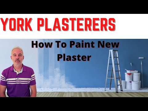 York Plasterers How To Paint New Plaster
